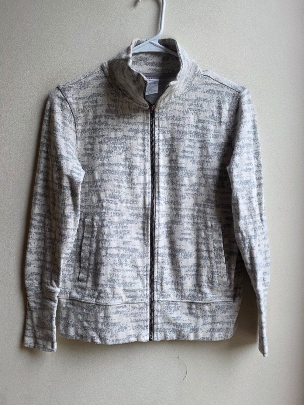 ZYIA Heather Gray Full Zip Athletic Jacket Size XS
